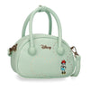 Bolso Luxe Minnie Disney verde menta con asas y correa lateral