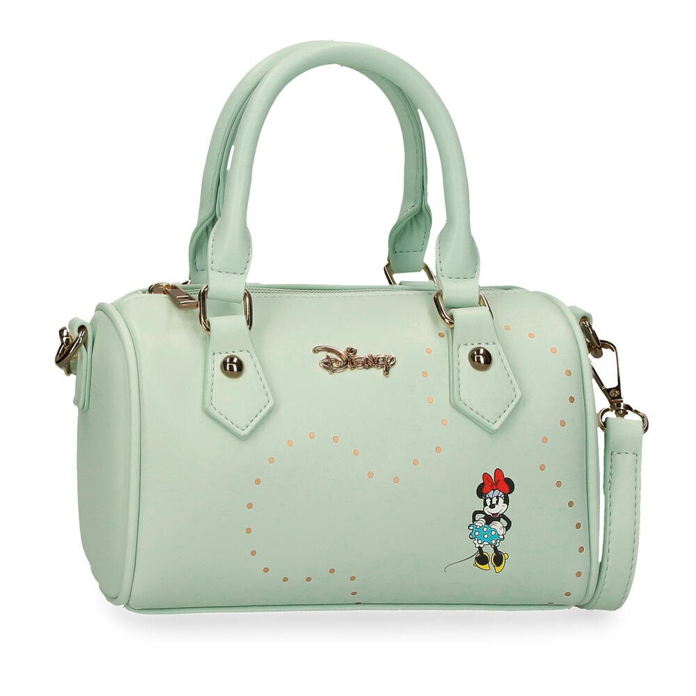 Bolso Luxe Minnie Disney verde menta con asas y correa