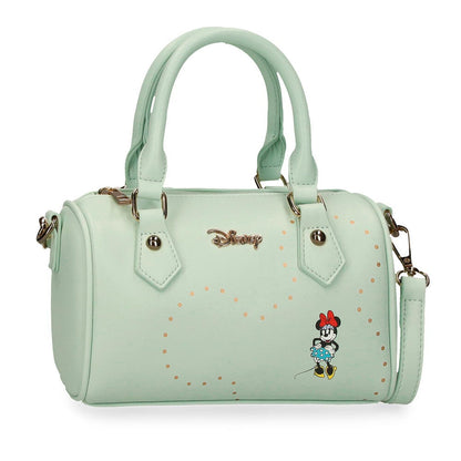 Bolso Luxe Minnie Disney verde menta con asas y correa