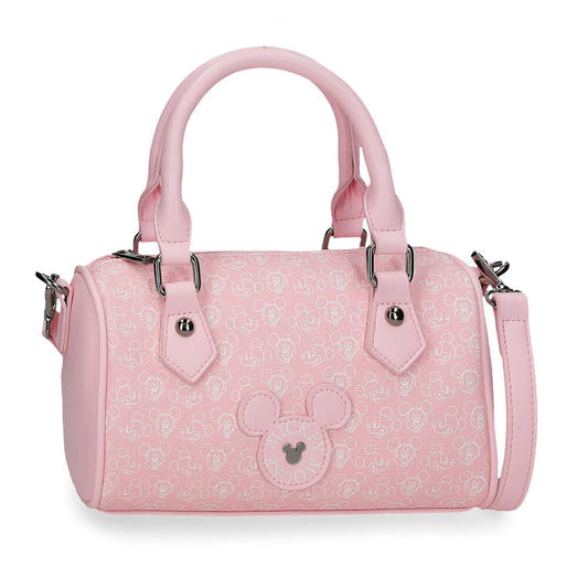 Bolso rosa Cloudline de Mickey Disney con dos asas y correa lateral