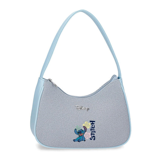 Bandolera azul claro Tiki Stitch Disney con estampado floral