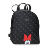Mochila negra Bowlogue de Minnie Disney con lazo rojo