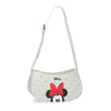 Bolso Bowlogue blanco de Minnie Disney con correa larga