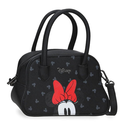 Bolso negro Bowlogue de Minnie Disney con asas y correa