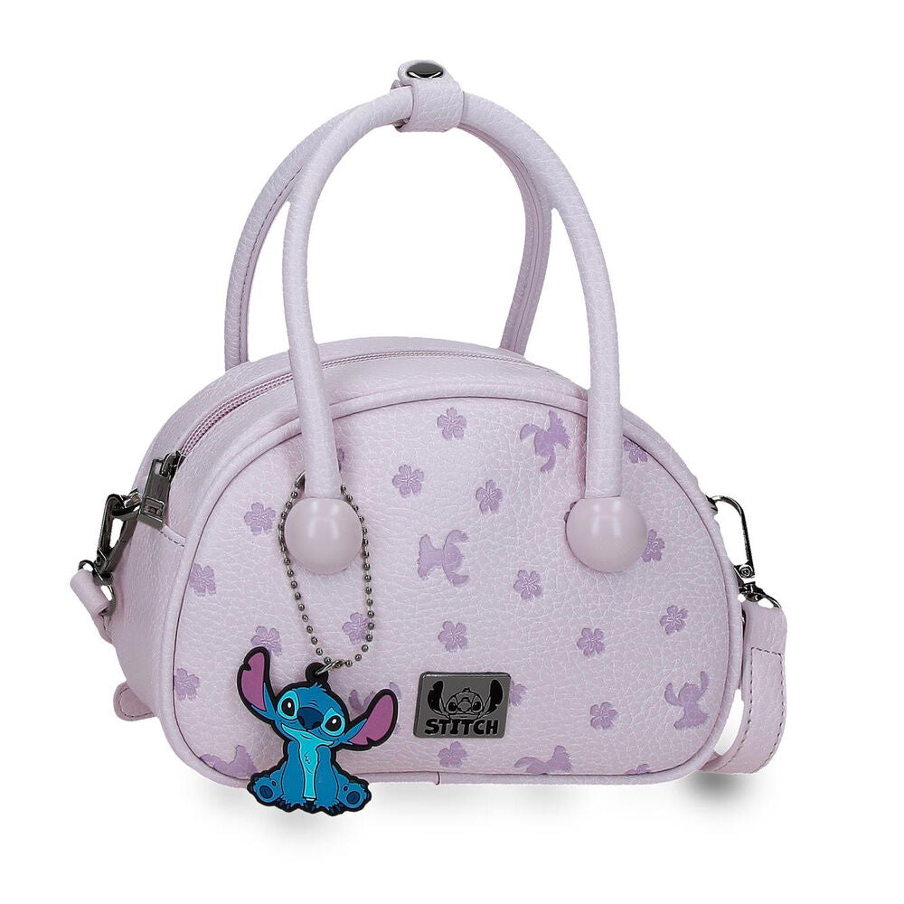 Bolso lila Bloom de Stitch Disney con asas y correa
