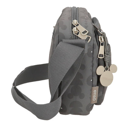 Bolso bandolera gris Zenia con estampado de Mickey Mouse - 2
