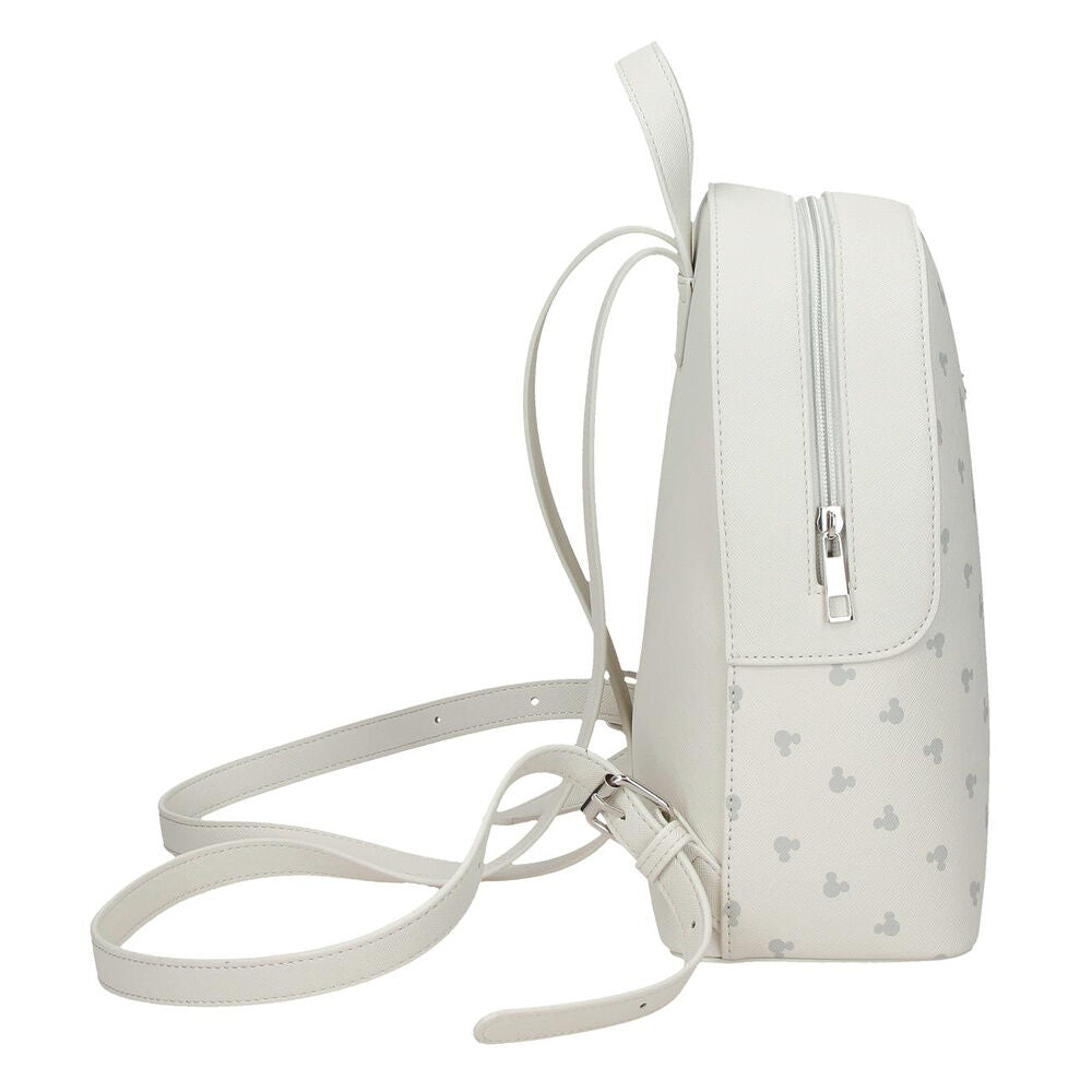 Mochila Bowlogue blanca de Minnie Disney con lazo rojo - 2
