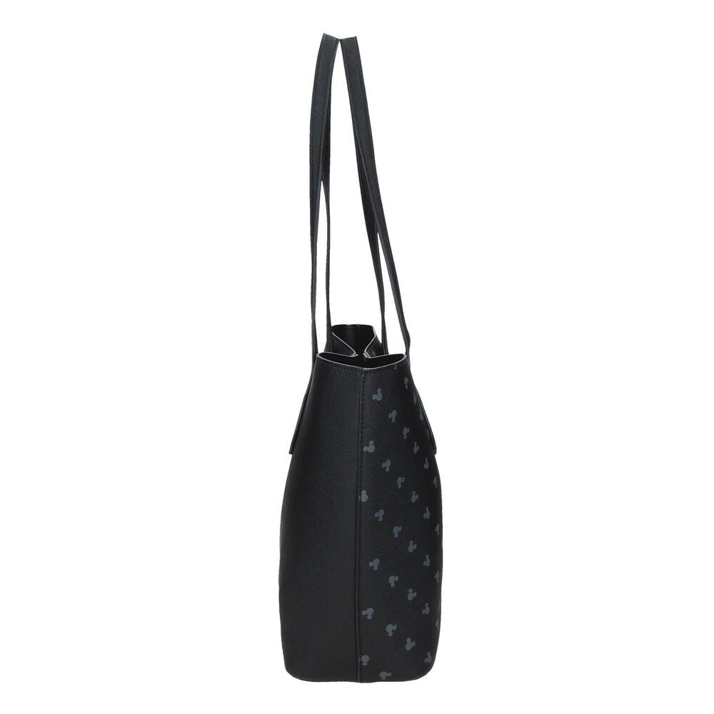 Bolso tote negro Bowlogue de Minnie Disney con lazo rojo - 2
