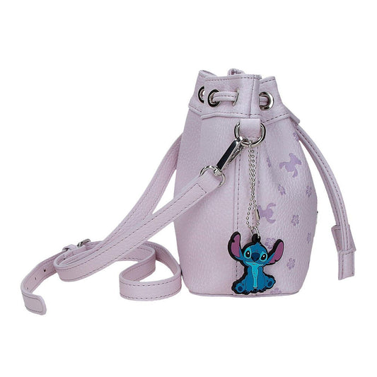 Bolso saco lila de Stitch Disney con bandolera - 2