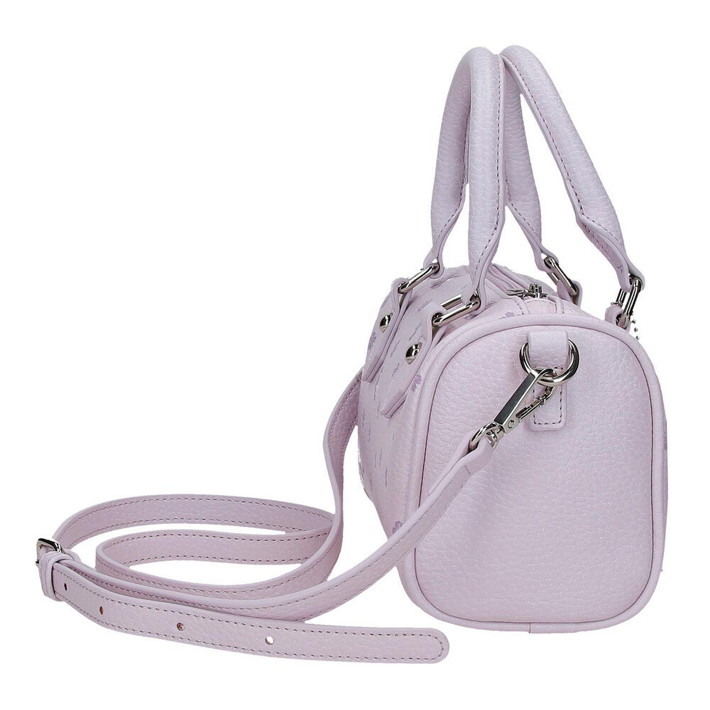 Bolso bowling lila Bloom Stitch de Disney con asas y correa lateral - 2