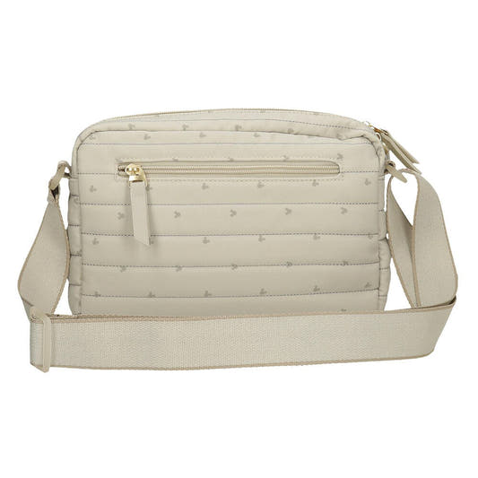 Bolso bandolera beige Duna de Mickey Disney con varios bolsillos - 3