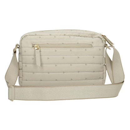 Bolso bandolera beige Duna de Mickey Disney con varios bolsillos - 3
