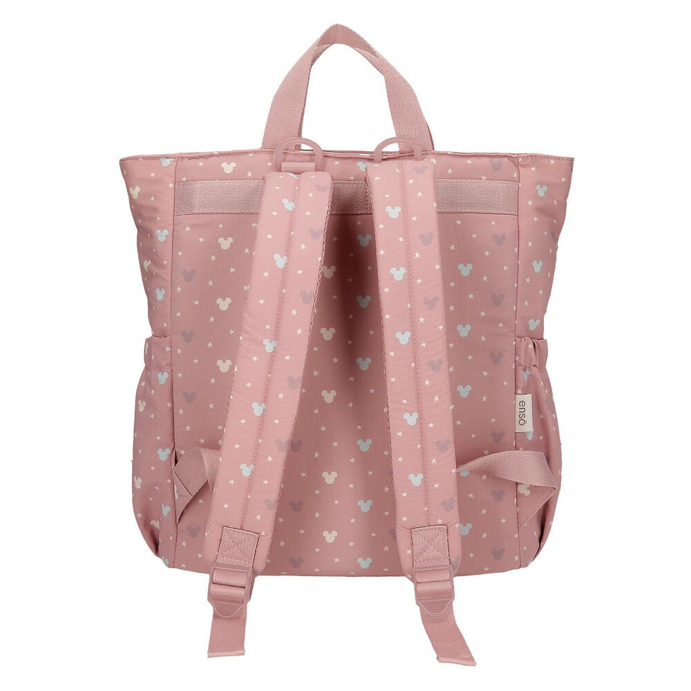 Mochila rosa de Mickey Disney Luma con estampado de estrellas - 3