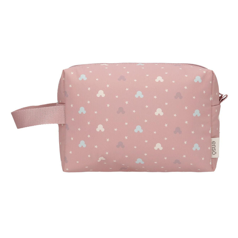 Neceser rosa Luma de Mickey Disney con estampado de estrellas - 4