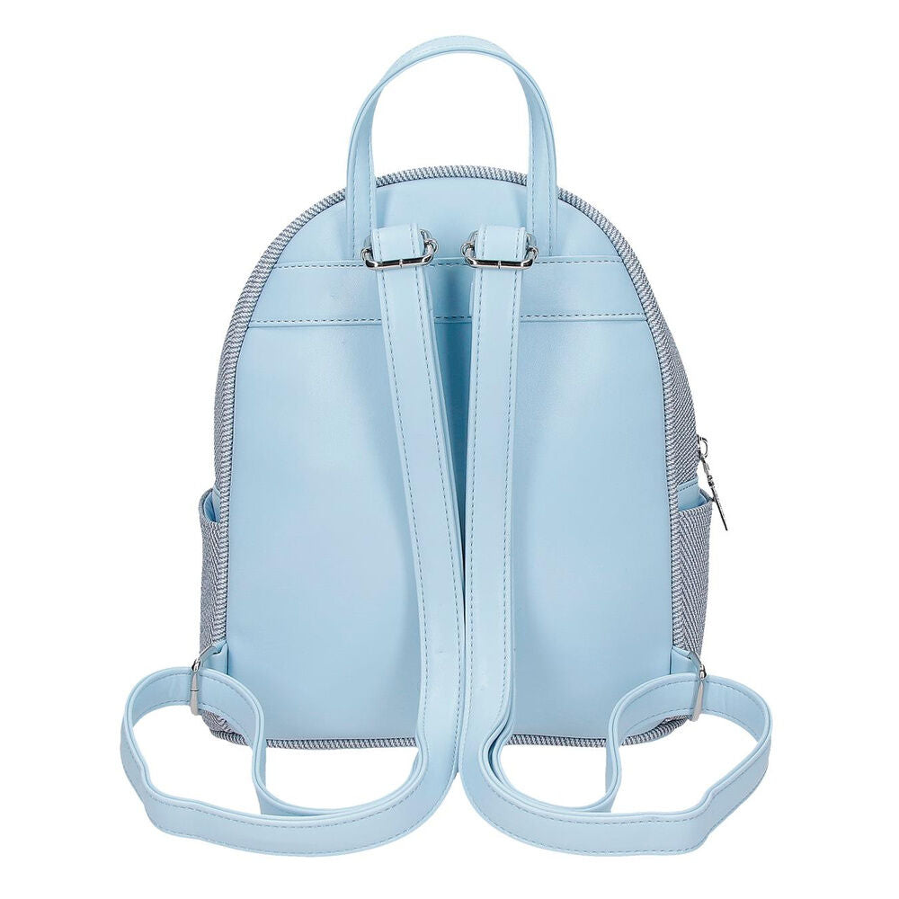 Mochila de paseo azul Stitch Disney con bolsillo frontal - 2