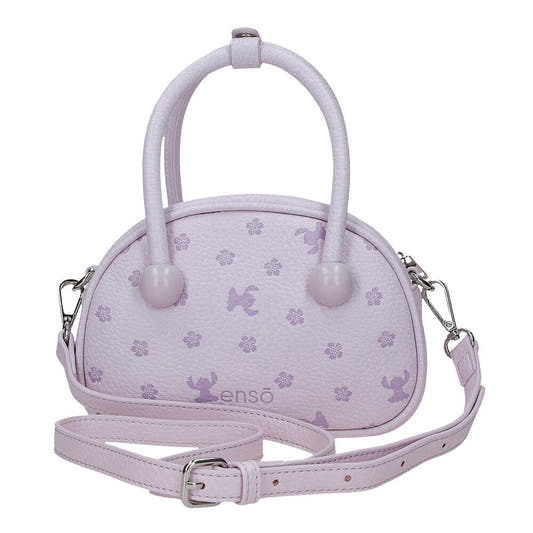 Bolso lila Bloom de Stitch Disney con asas y correa - 3