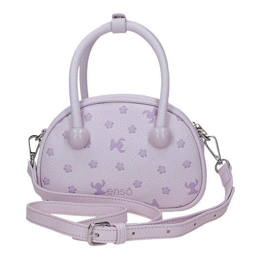 Bolso lila Bloom de Stitch Disney con asas y correa - 3