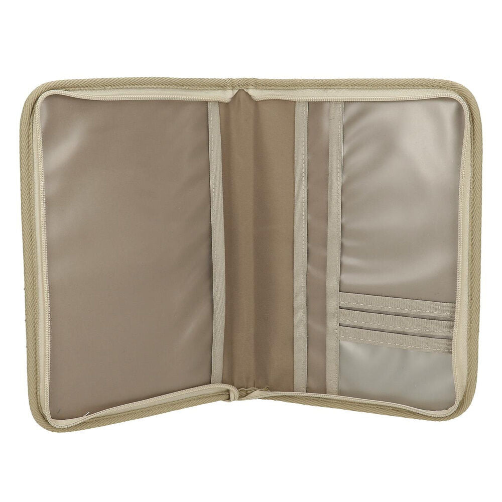Portadocumentos beige Duna con diseño de Mickey Disney - 4