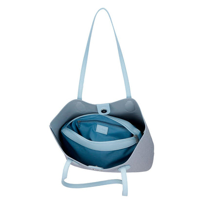 Bolso tote azul claro de Stitch Disney con acabado efecto denim - 3