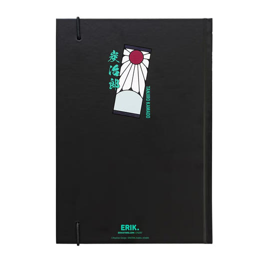 Cuaderno A5 de Tanjiro de Demon Slayer con banda elástica - 2
