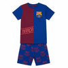 Pijama corto infantil del FC Barcelona azul y granate