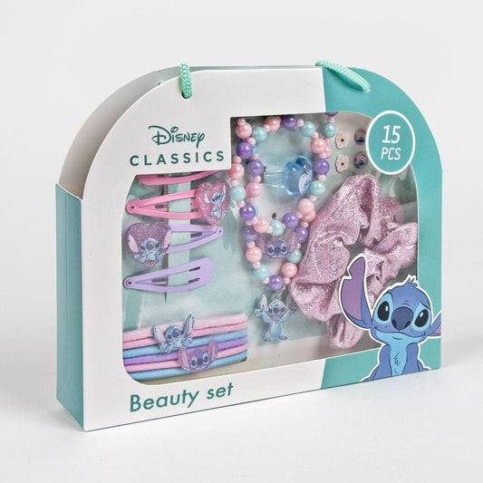 Set de accesorios para el cabello Stitch Disney de 15 piezas