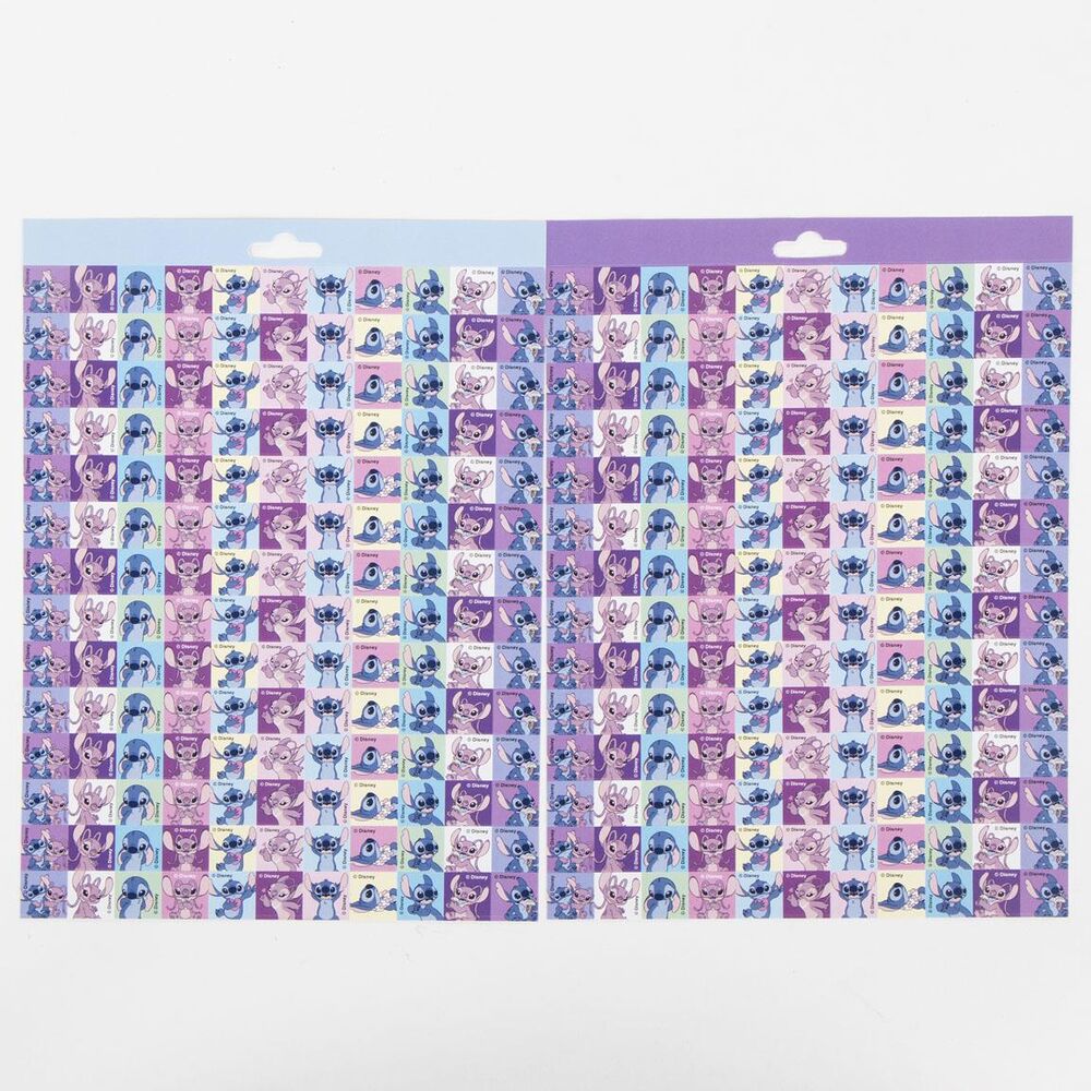 Set de más de 300 pegatinas de Stitch Disney en tonos azules y rosas - 4