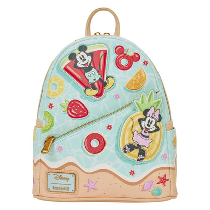 Mochila Loungefly Disney Beach Fun con Mickey y Minnie