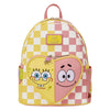 Mochila Loungefly de SpongeBob y Patrick Star a cuadros rosas y amarillos