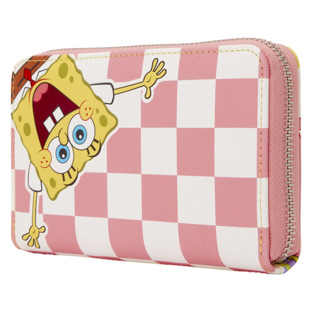 Cartera Loungefly de Patrick Star con cuadros amarillos y blancos - 2