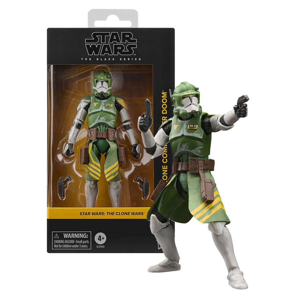 Figura Clone Commander Doom de Star Wars con armadura verde - 2