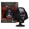 Mini casco negro de Darth Vader Star Wars The Black Series sobre base
