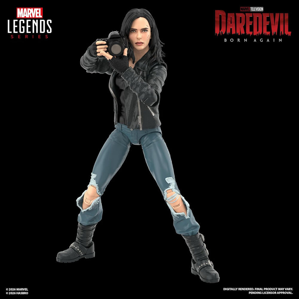 Figuras articuladas de Daredevil y Jessica Jones Marvel Legends con accesorios - 2