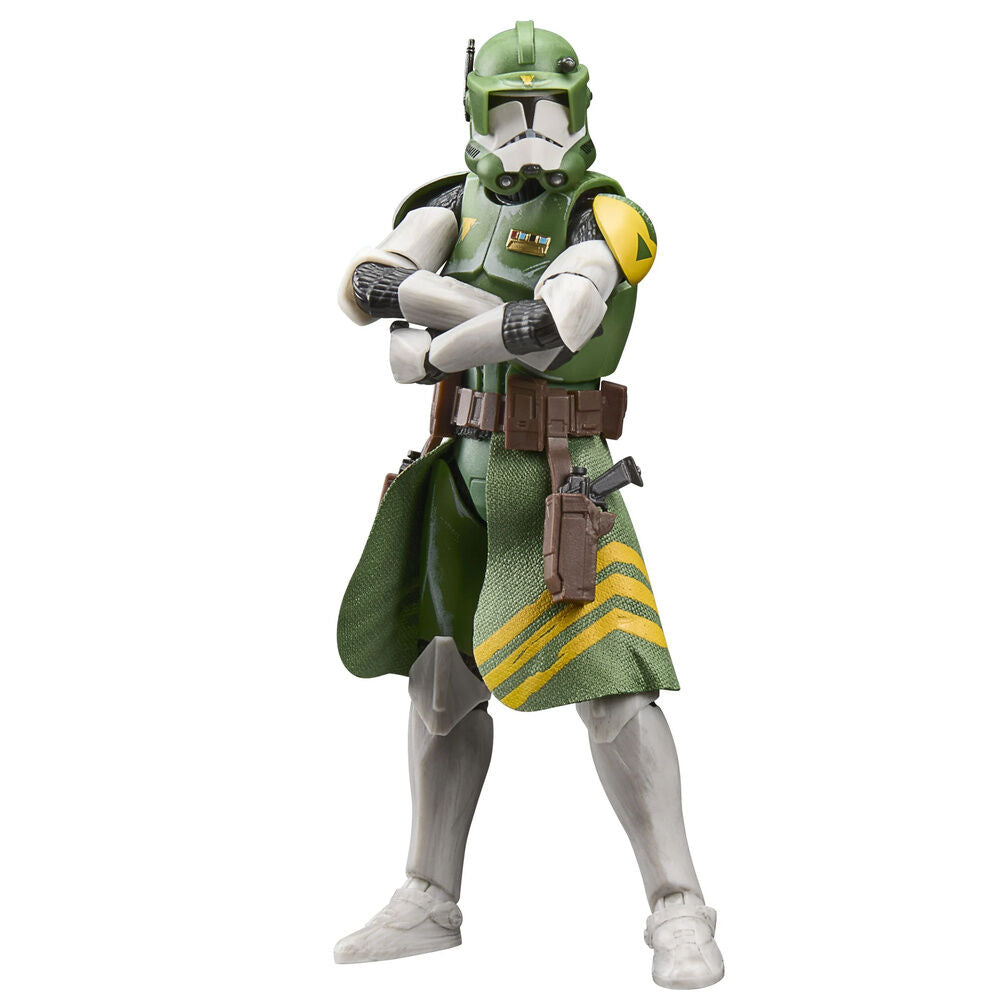 Figura Clone Commander Doom de Star Wars con armadura verde