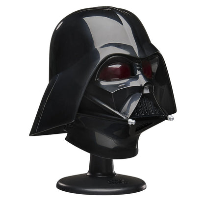 Mini casco negro de Darth Vader Star Wars The Black Series sobre base - 2
