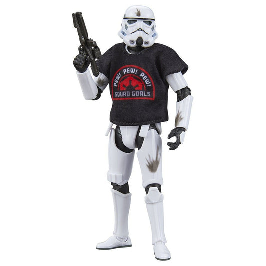 Figura Stormtrooper Star Wars The Black Series de 15 cm con camiseta negra temática