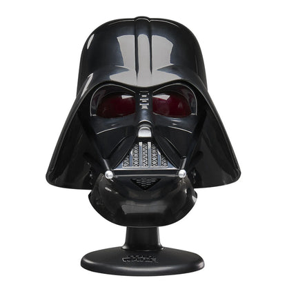 Mini casco negro de Darth Vader Star Wars The Black Series sobre base - 3