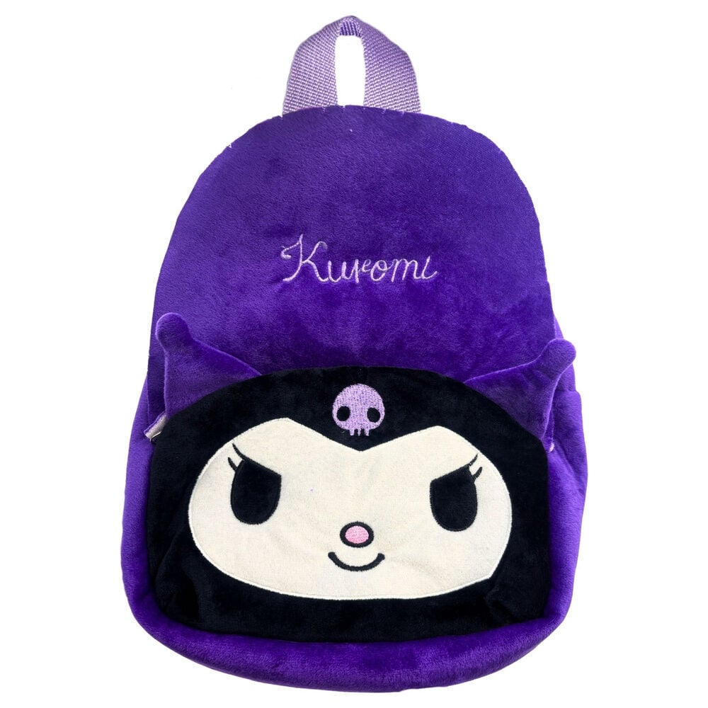 Mochila de peluche morada de Kuromi Hello Kitty