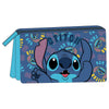 Portatodo azul Stitch Disney con cremallera