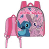 Mochila rosa de Disney con Stitch y Angel