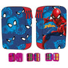 Plumier triple azul y rojo de Spider-Man MARVEL