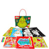 Set de actividades de El Grinch con cuadernos, pegatinas y bolsa ilustrada