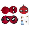 Cojín de viaje con antifaz rojo de Spider-Man Marvel