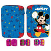 Plumier triple azul de Mickey Disney con tres compartimentos