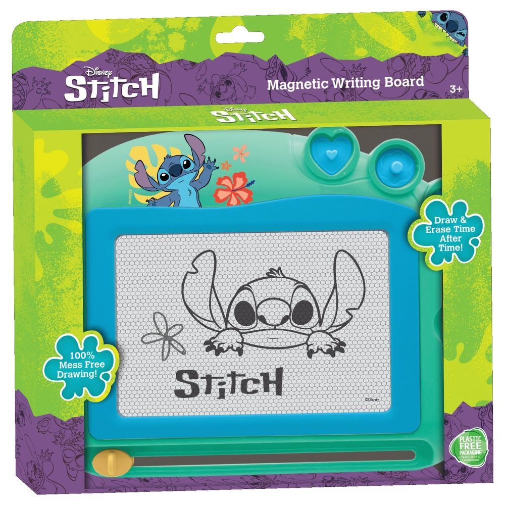 Pizarra magnética Stitch Disney azul y verde