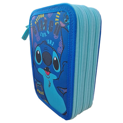 Plumier triple azul de Disney Stitch - 2