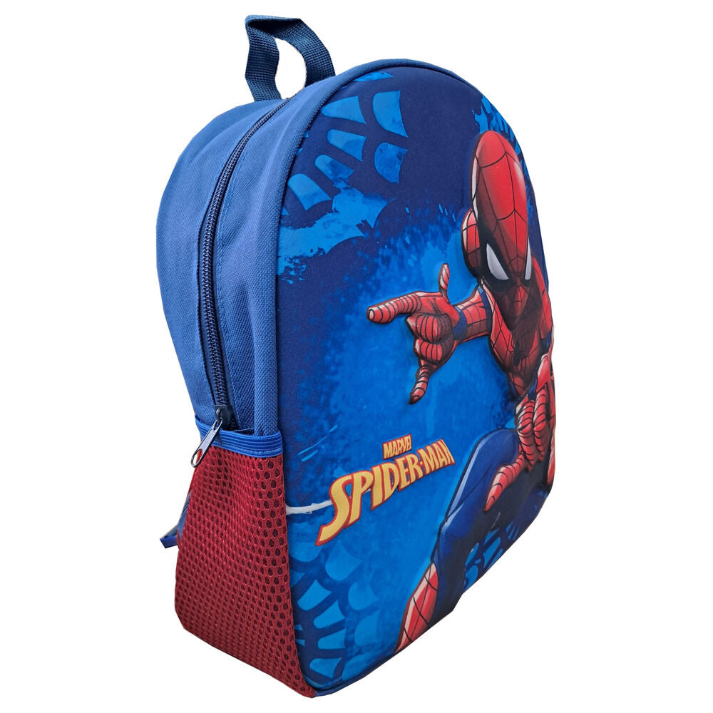Mochila 3D MARVEL Spider-Man azul y roja - 2