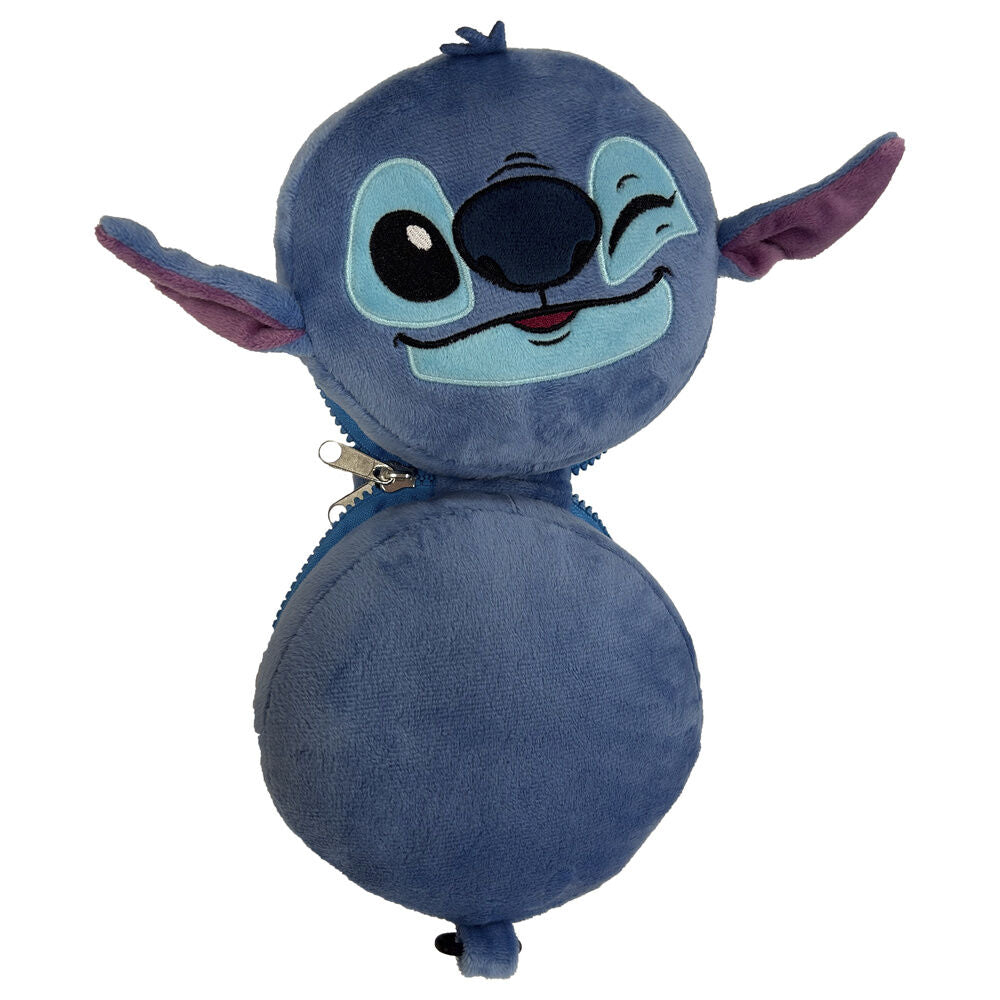 Cojín de viaje Stitch Disney con antifaz azul - 2