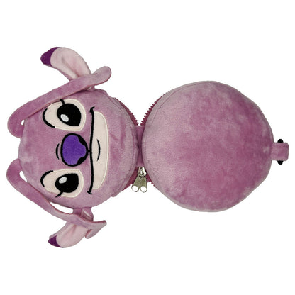 Cojín de viaje con antifaz Stitch Disney en color rosa - 2