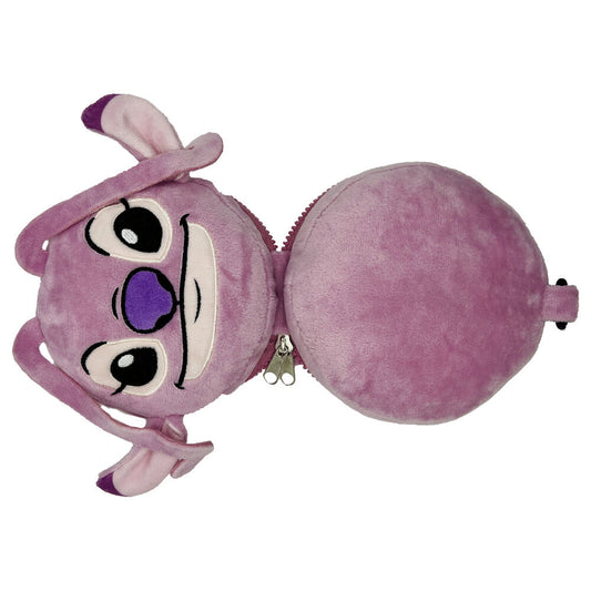 Cojín de viaje con antifaz Stitch Disney en color rosa - 2